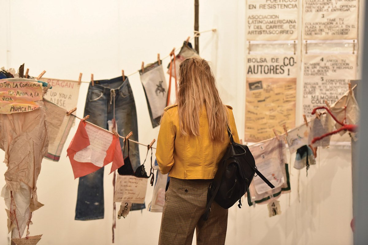 Rags to riches? A visitor at last year’s edition of ArteBA; since then, Argentina’s economic recovery has been rocky Courtesy of arteBA Fundación