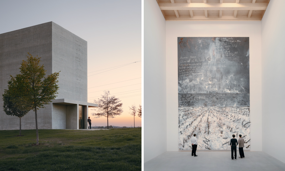 Anselm Kiefer'in dev tablosu için David Chipperfield pavyonu açıldı