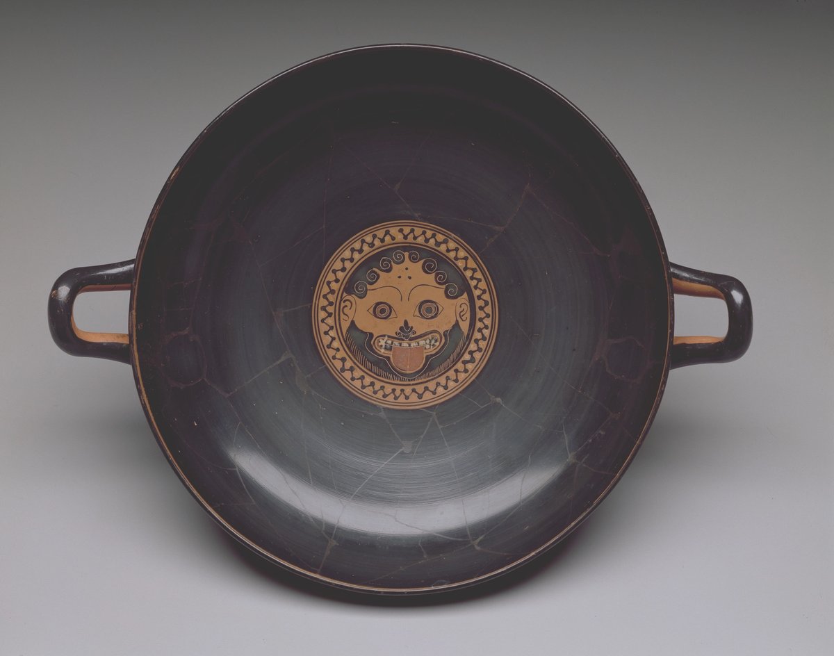 One of the works damaged is this Greek black-figure kylix, dated to the last quarter of 6th century BCE. Dallas Museum of Art.
