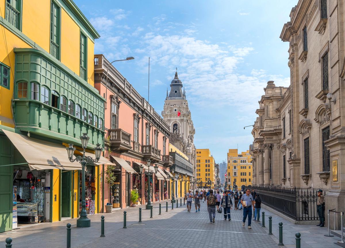 The historic centre of Lima, once the wealthiest city in South America, had fallen into decline. Its status as a World Heritage Site has encouraged its rejuvenation Ian Dagnall/Alamy Stock Photo