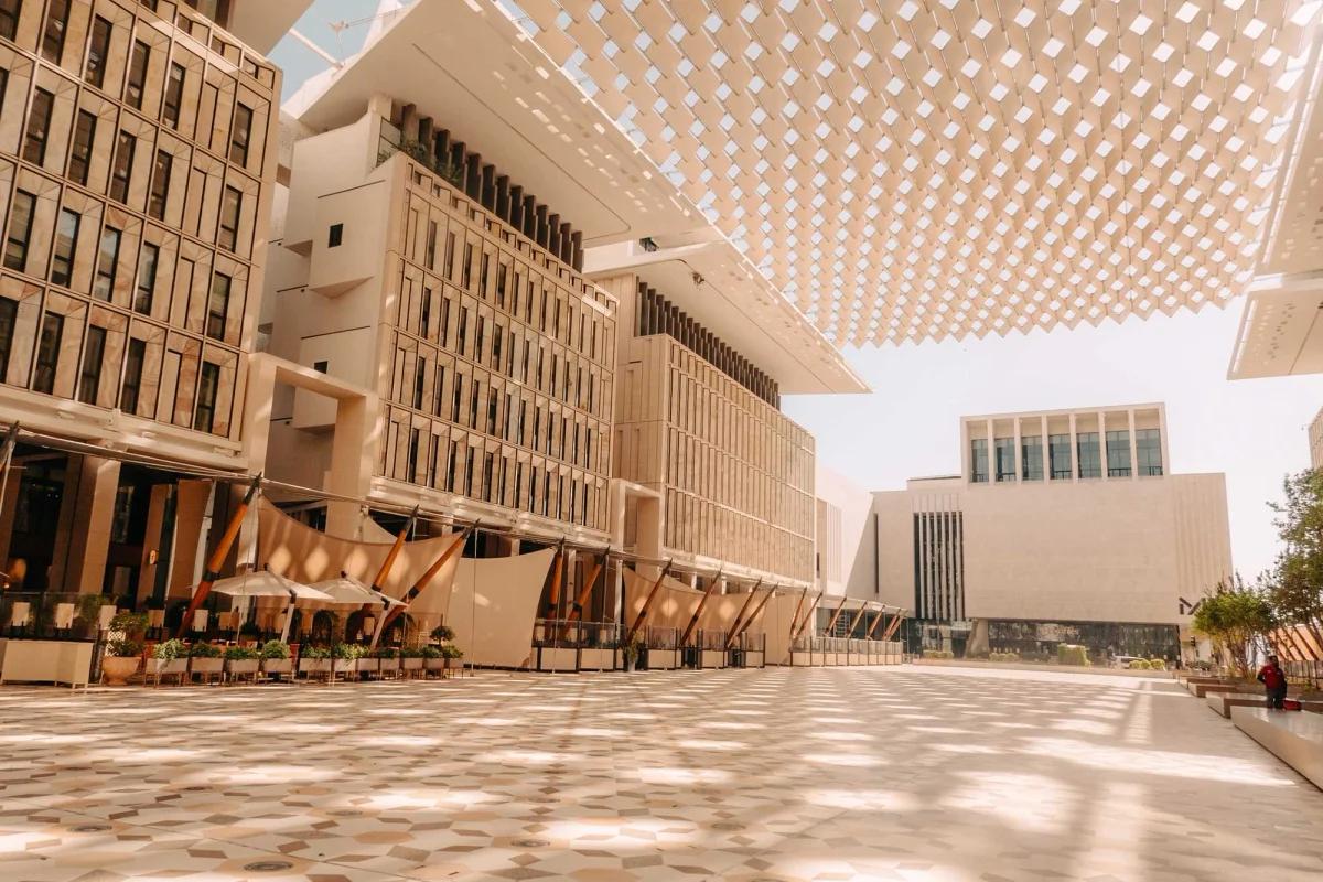 The fair is taking place across seven venues, including the M7 space (above), an innovation and start-up hub run by Qatar Museums, with special projects located between principal sites Courtesy of Art Basel