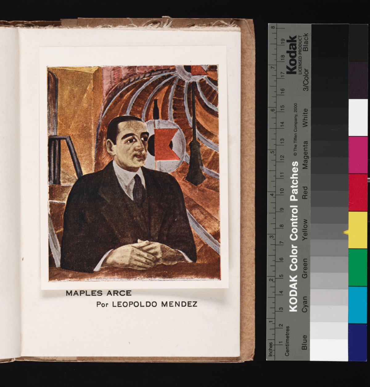 Leopoldo Méndez, Retrato de Manuel Maples Arce. Frontispiece for Manuel Maples Arce, Poemas interdictos (1927) Courtesy of the Beinecke Rare Book and Manuscript Library, Yale University. Reproduced by Permission from Pablo Mendez