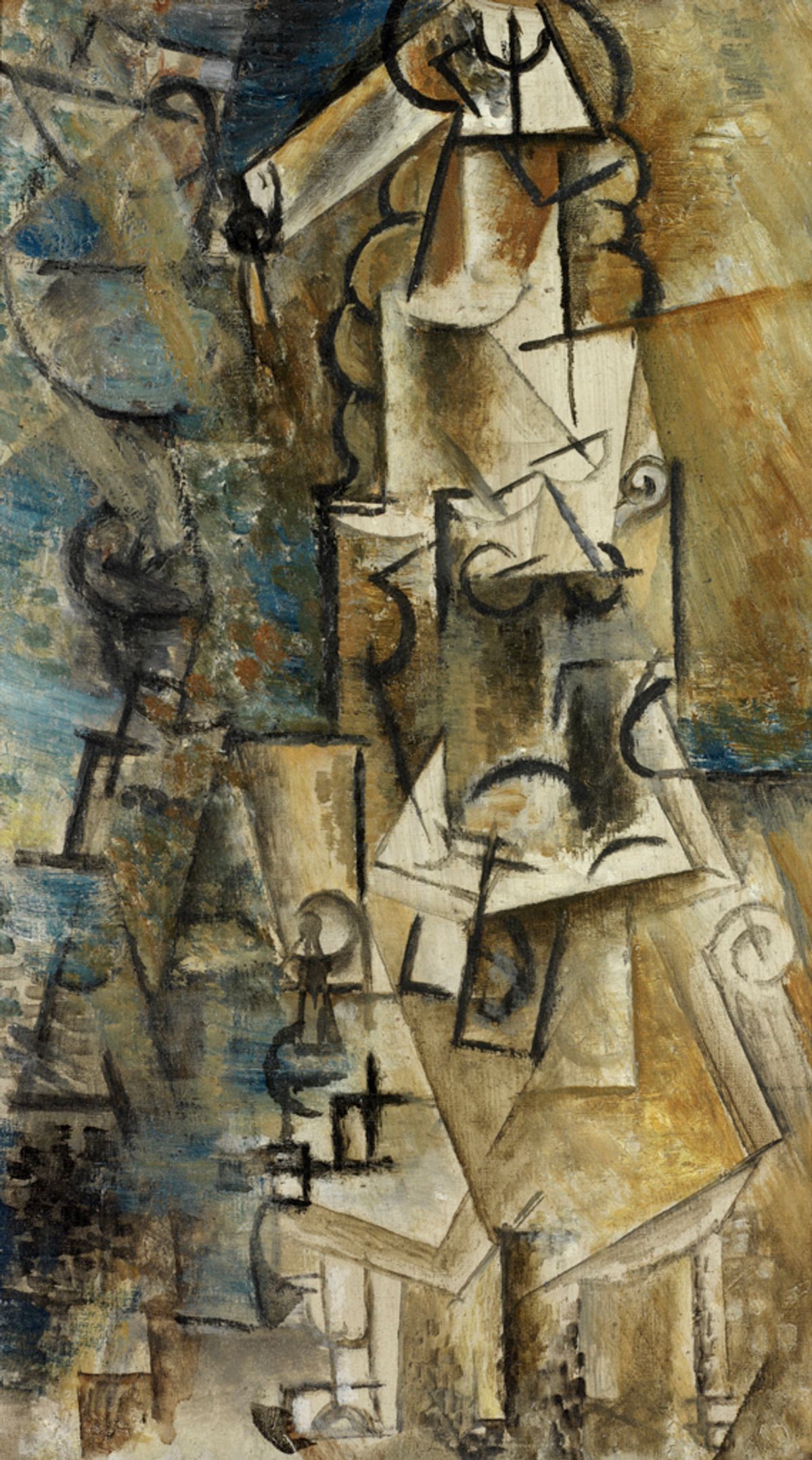 Pablo Picasso, Seated Woman with a Book (Femme assise au livre) (around 1910) 2018 Estate of Pablo Picasso / Artists Rights Society (ARS), New York