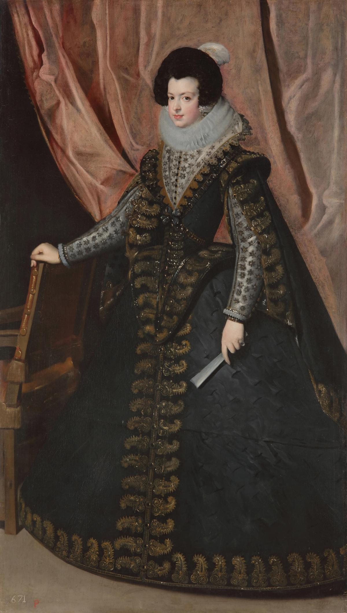 Isabel de Borbón, Queen of Spain (1632) by Diego Velázquez Courtesy Sotheby's