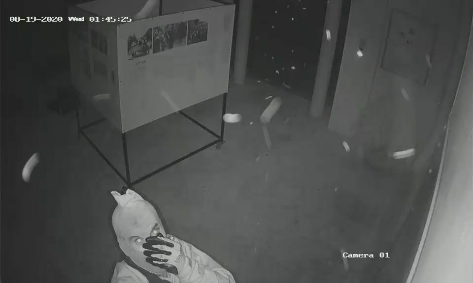 Masked burglars broke into the museum, located in a kibbutz in northern Israel, on Tuesday night Courtesy of the Wilfrid Israel Museum