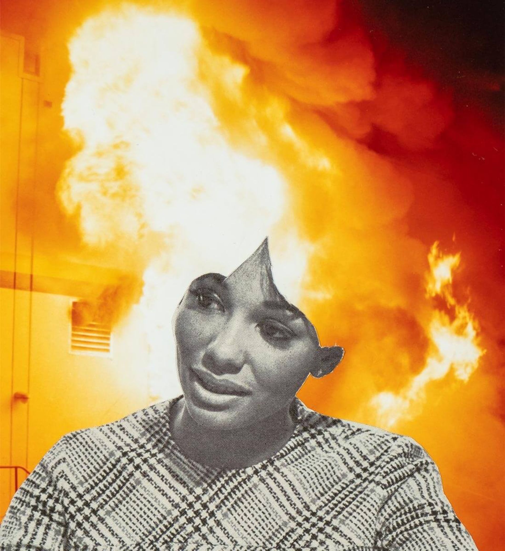 Lorna Simpson, Flames (detail, 2019) Photo: © Lorna Simpson. Courtesy the artist and Hauser & Wirth