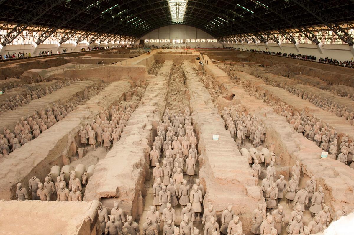 The Terracotta Warriors Museum in Xi'an, Shaanxi province, suffered a blackout and air-conditioning breakdown on 4 August
Photo: 泰峰