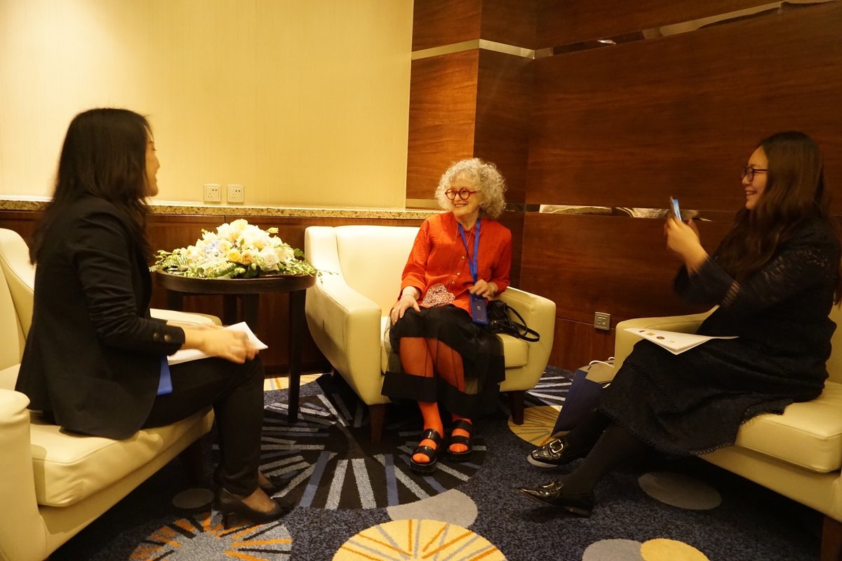 The artist Susanna Blunt during a recent interview Courtesy the artist
