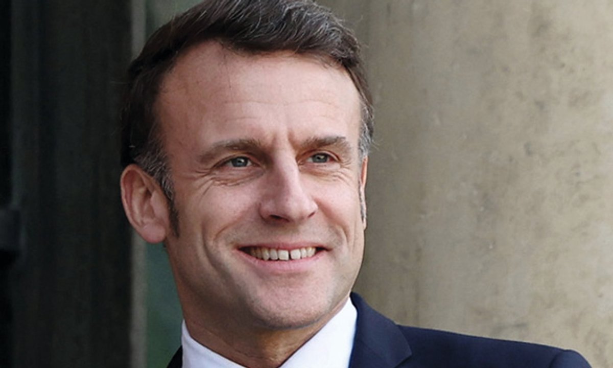 Poison protest painter gives French prez the chop