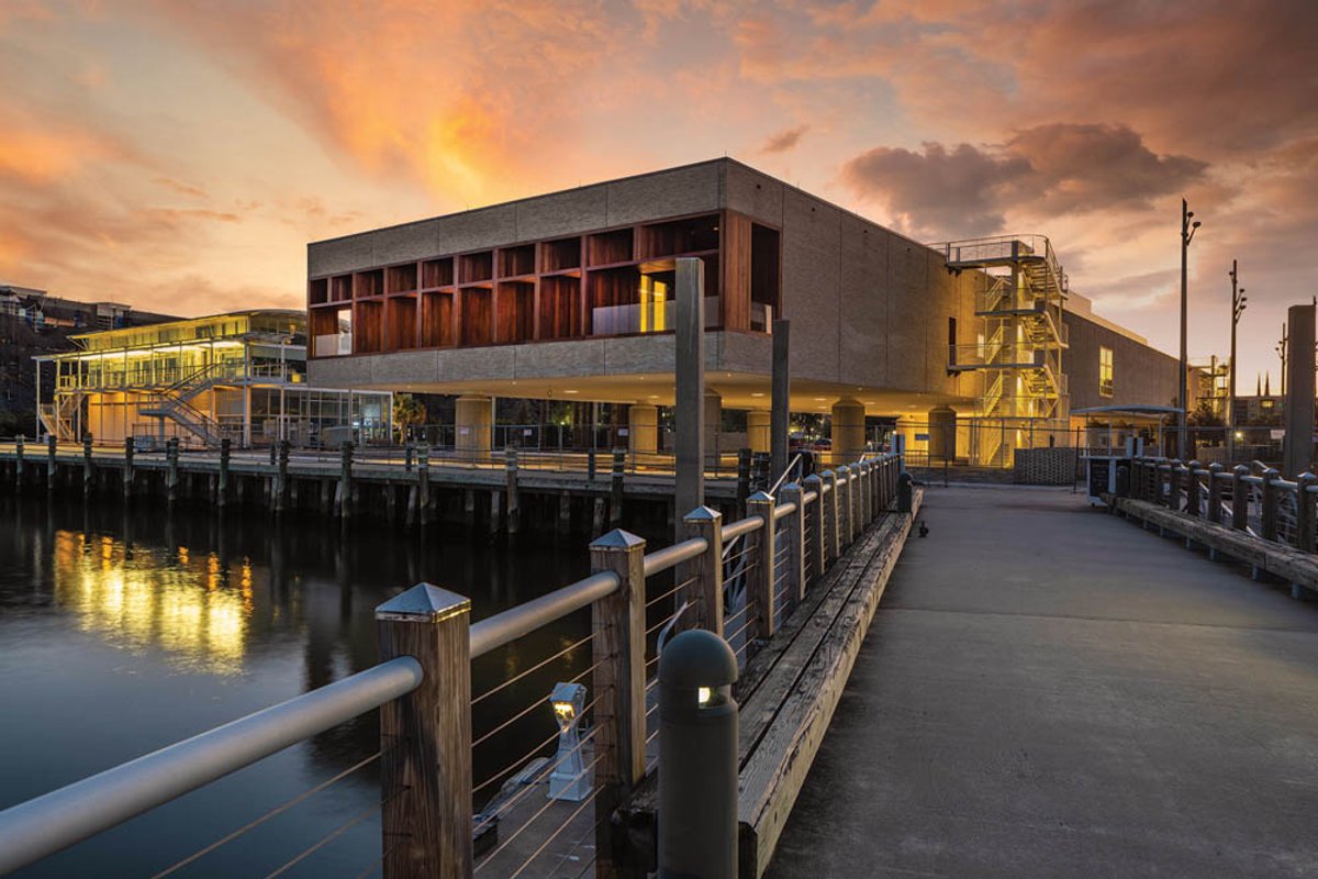 The International African American Museum is nearing completion, ahead of its scheduled opening in January 2023 Photo: Jim Sink, courtesy of IAAM