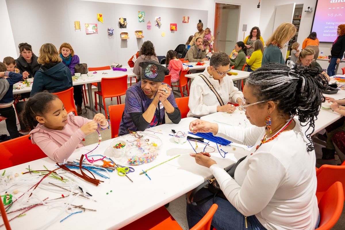 A recent Family Day event at the Baltimore Museum of Art Photo by Maximilian Franz. Courtesy the Baltimore Museum of Art