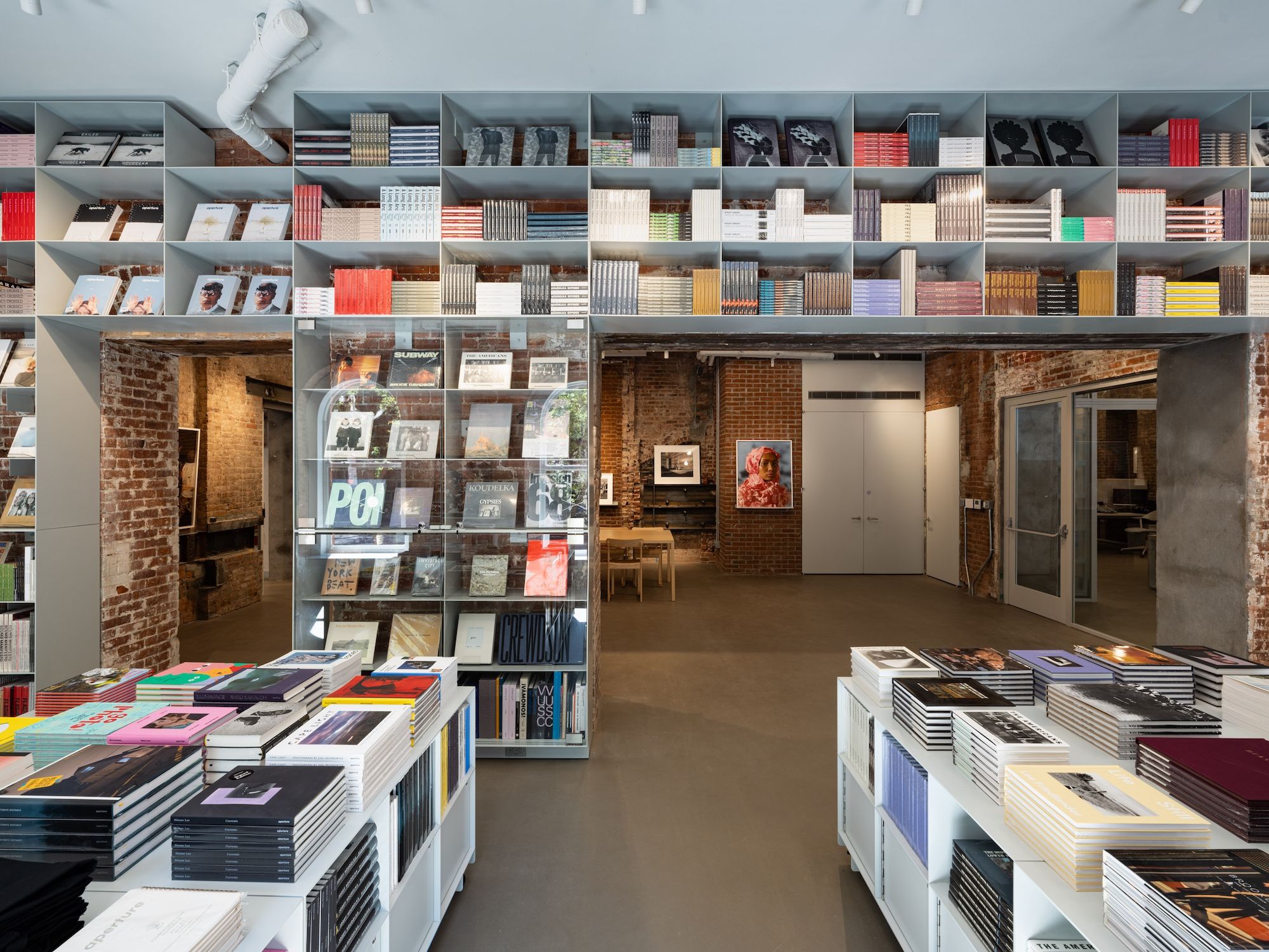 View of Aperture Loves New York (until 1 November), the inaugural exhibition at Aperture's new headquarters at 380 Columbus Avenue in New York Photo: Kris Graves © Aperture