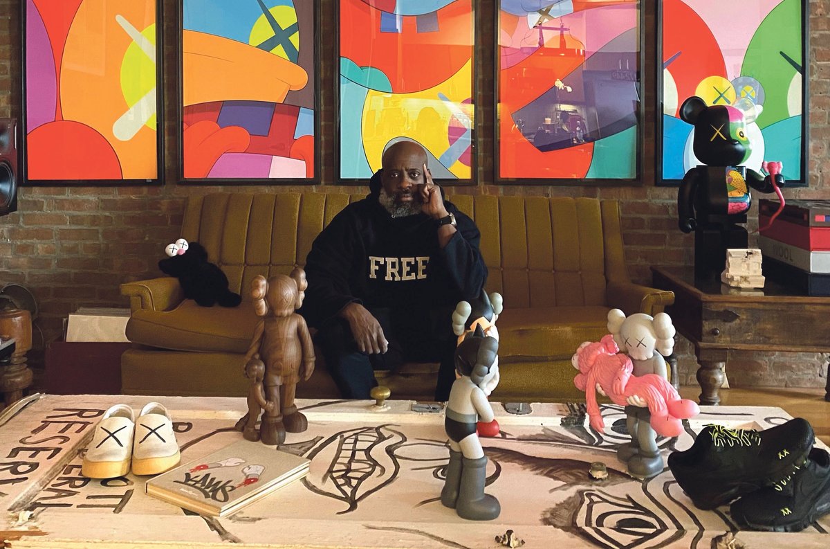 Artistic goal: Set Free Richardson helps to demystify the world of collecting for NBA players Courtesy set Free Richardson