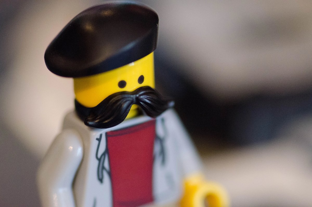 The survey was illustrated with illustrations of workers in the different sections, with the artist wearing a beret and sporting a moustache. Photo: Alan Hardman