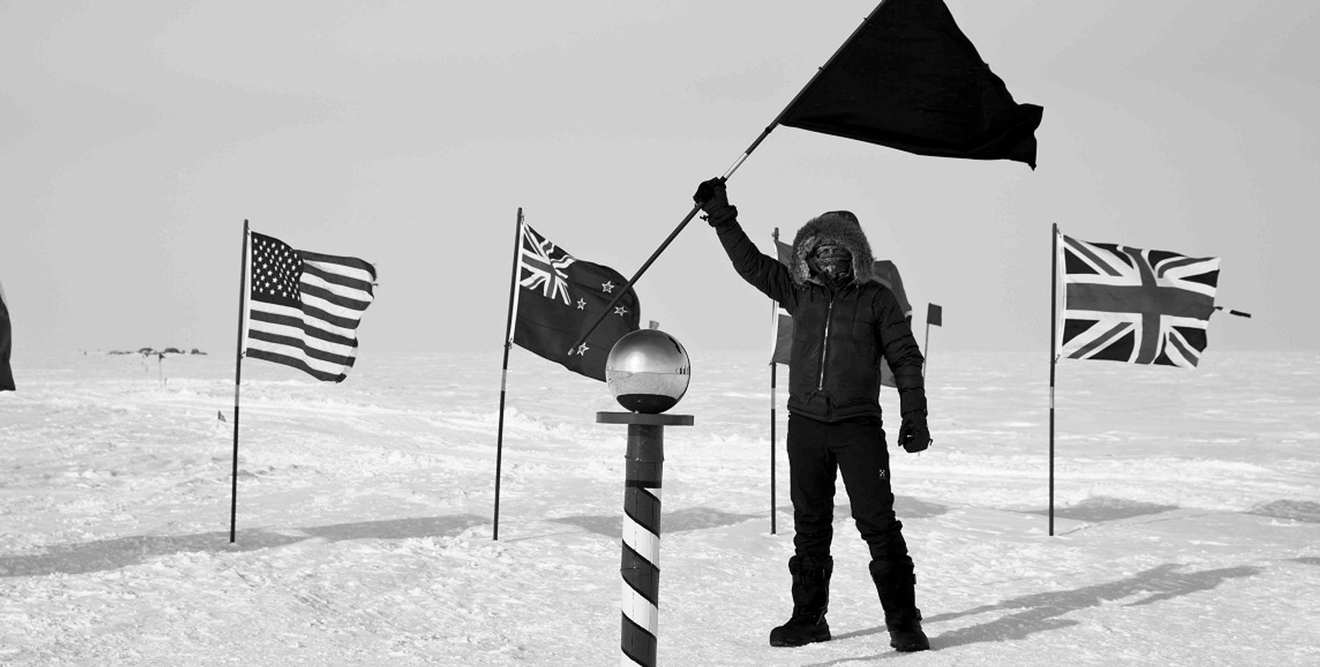 Santiago Sierra's South Pole Documentation (2015) Courtesy of Santiago Sierra Studio & a/political