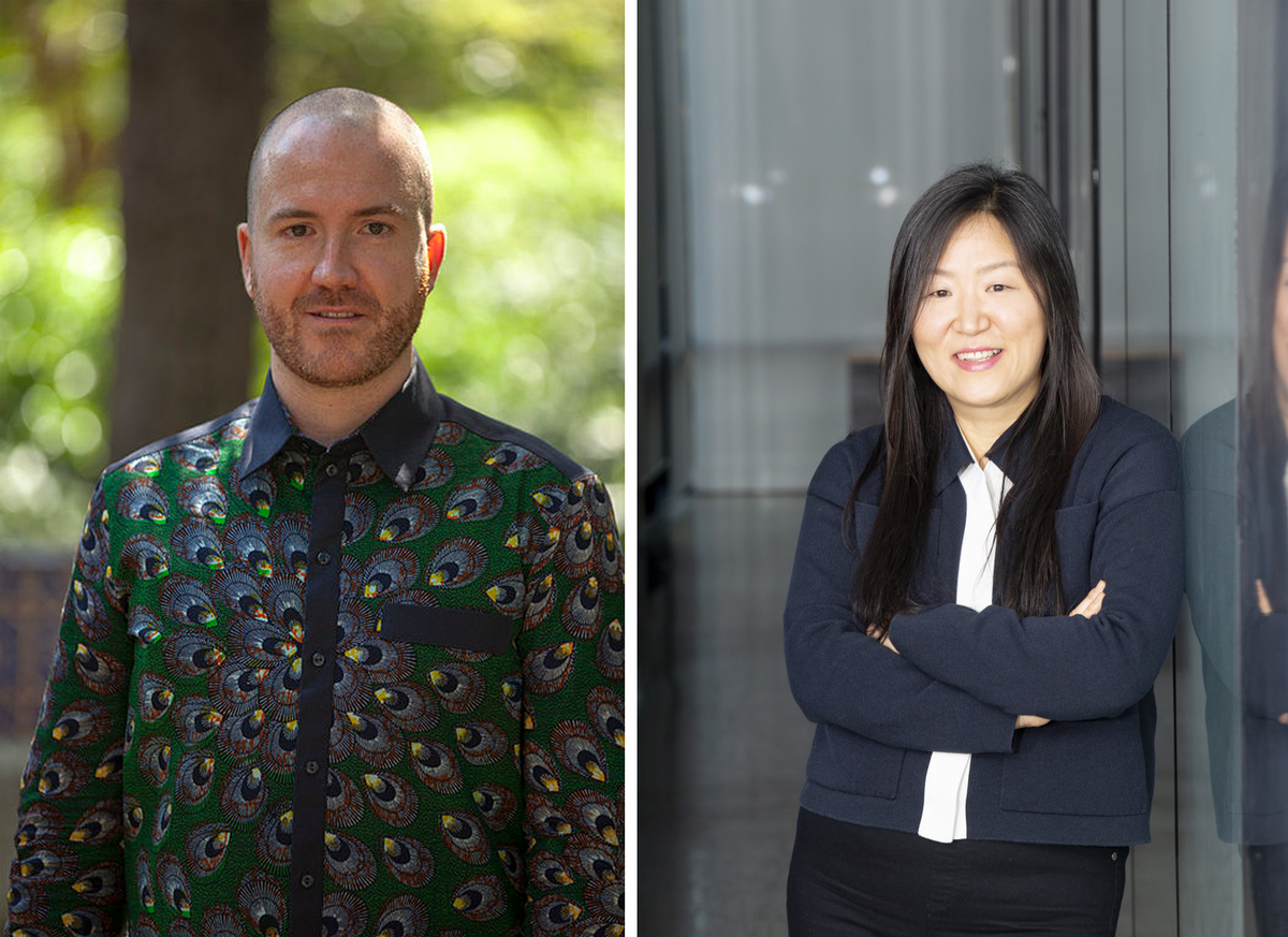 Left to right: The newly-apppinted Manuel Segade and Sook-Kyung Lee
Photo: Bea abbad / University of Manchester