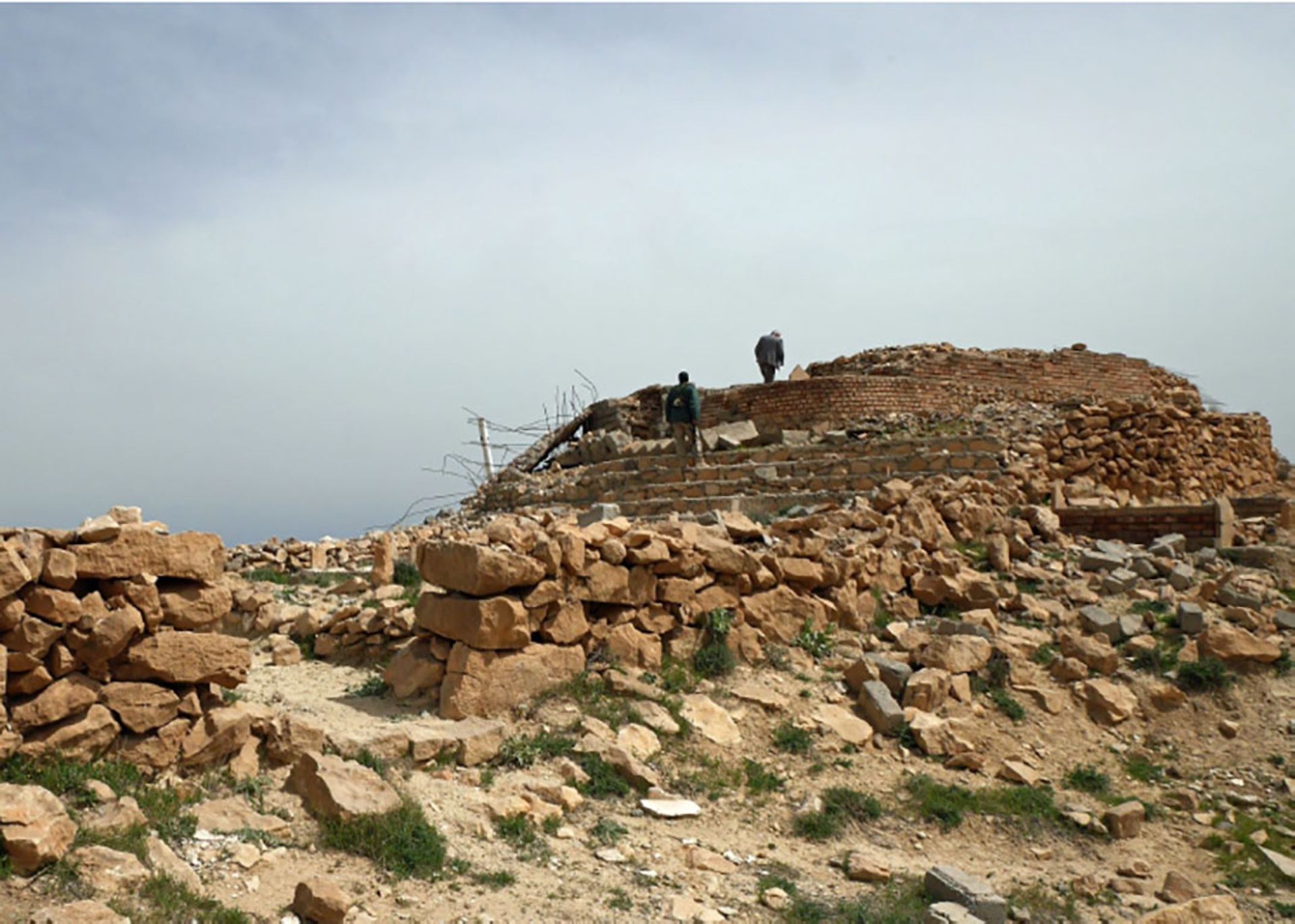 The Mam Rashan shrine in the Sinjar region of northern Iraq, destroyed in 2014 © World Monuments Fund