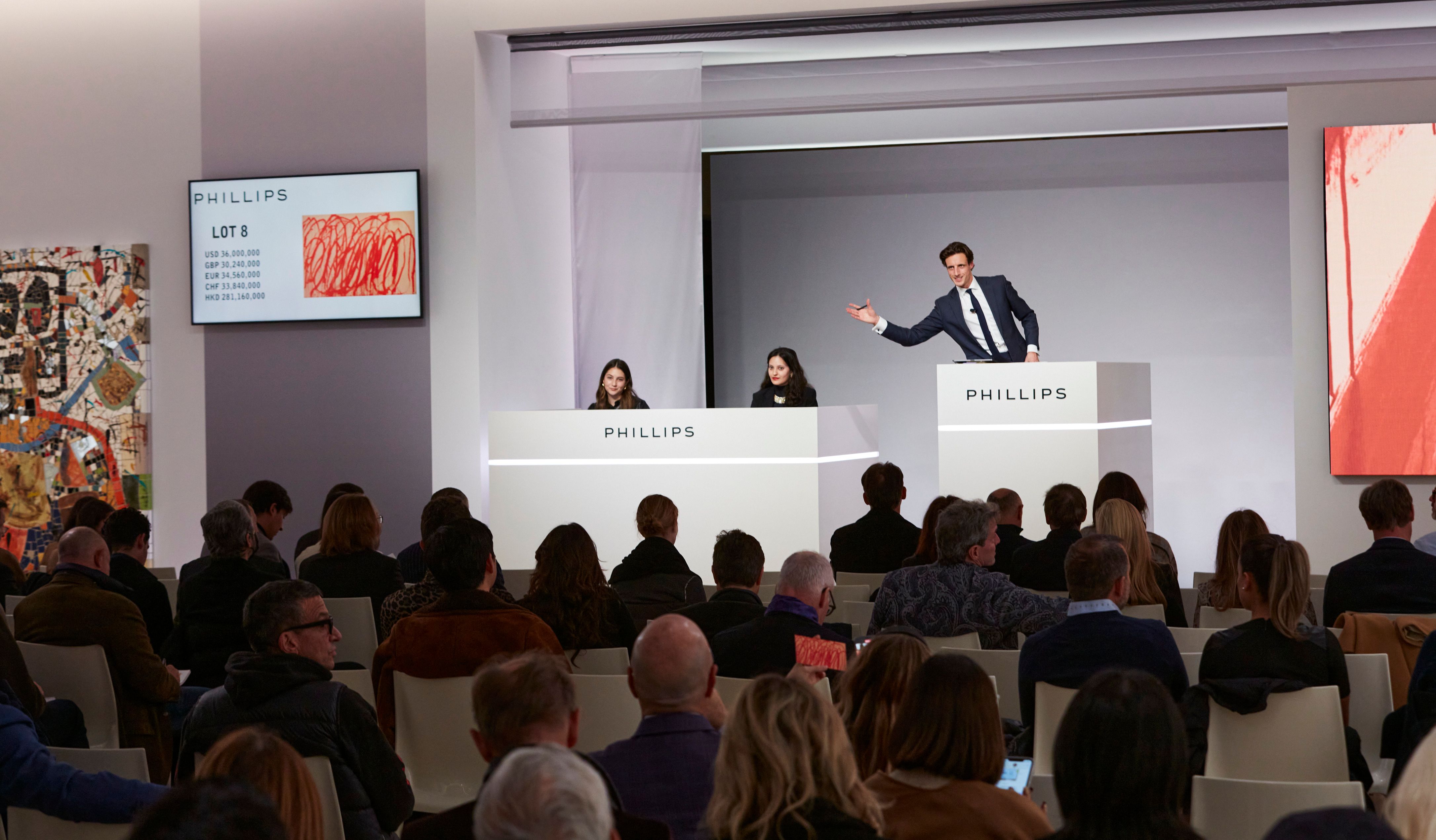 Phillips’s 8.7m contemporary art sale in New York reflects ‘a general cautiousness in the market’