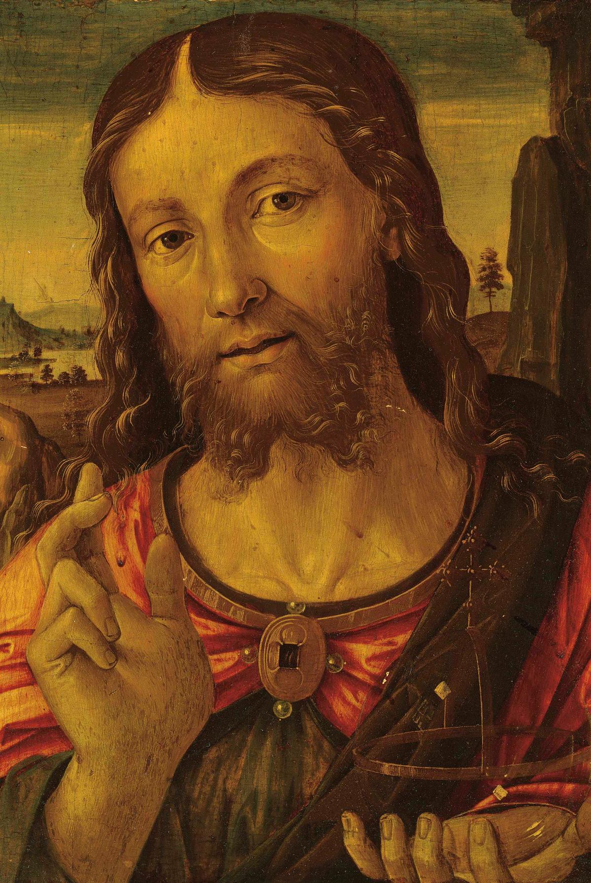 Domenico Ghirlandaio's Salvator Mundi Courtesy of Christie's