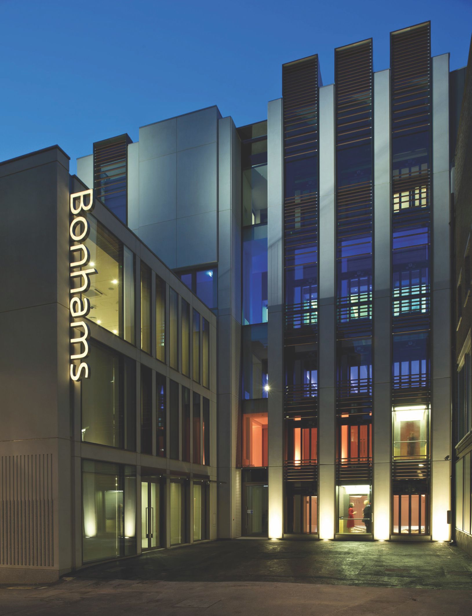 Bonhams's headquarters on London's New Bond Street Photo: Grant Smith. Courtesy of Bonhams