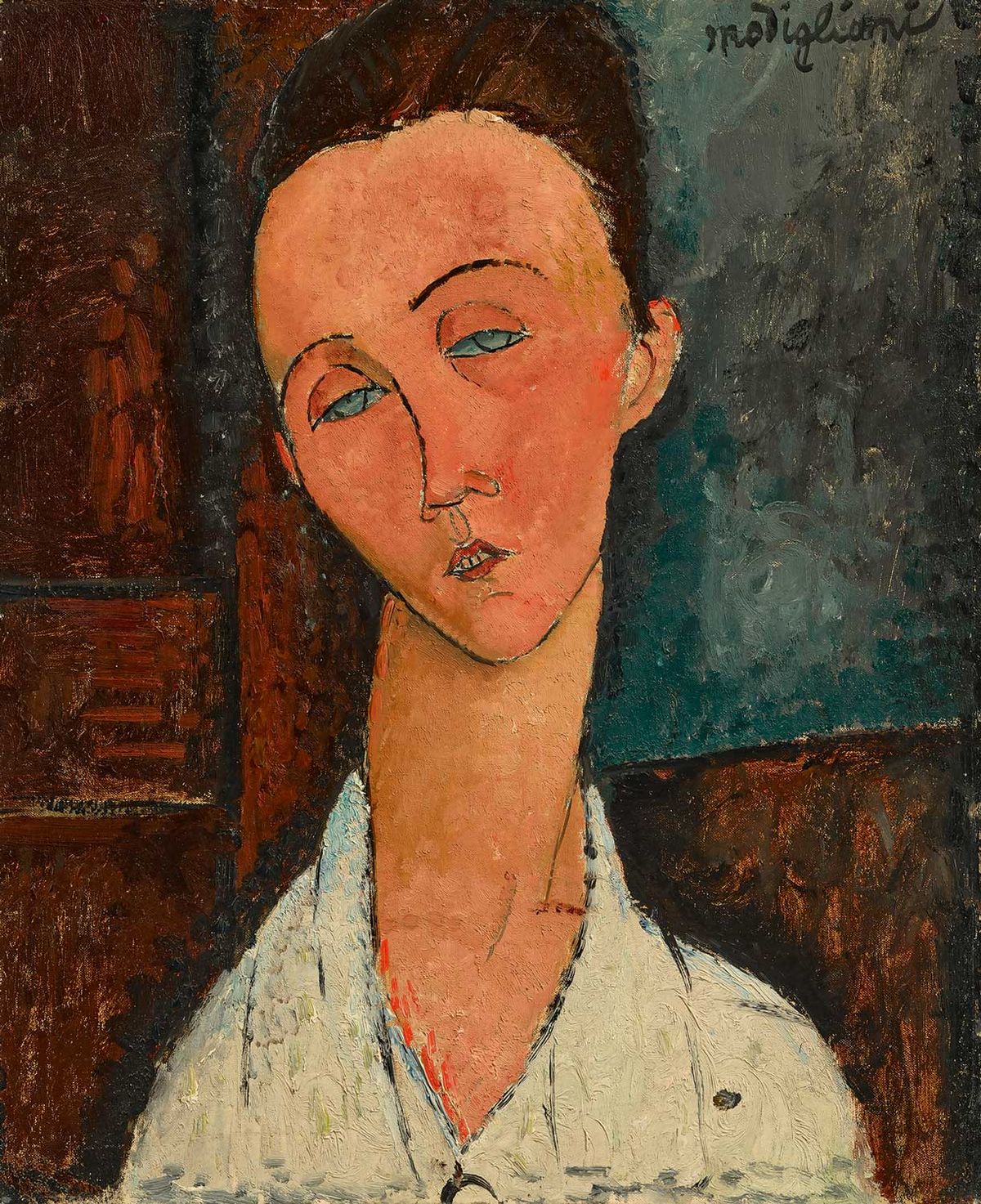 Modigliani’s Portrait of Lunia Czechowska sold last month for the same price as a similar work 14 years previously
Christies Images