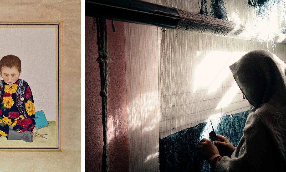 Four years on from the Taliban takeover, Afghan women are asserting themselves through art