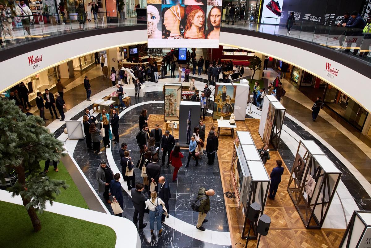 The Louvre au centre exhibition launched at Westfield Rosny 2 in Rosny-sous-Bois
Credit: Louvre