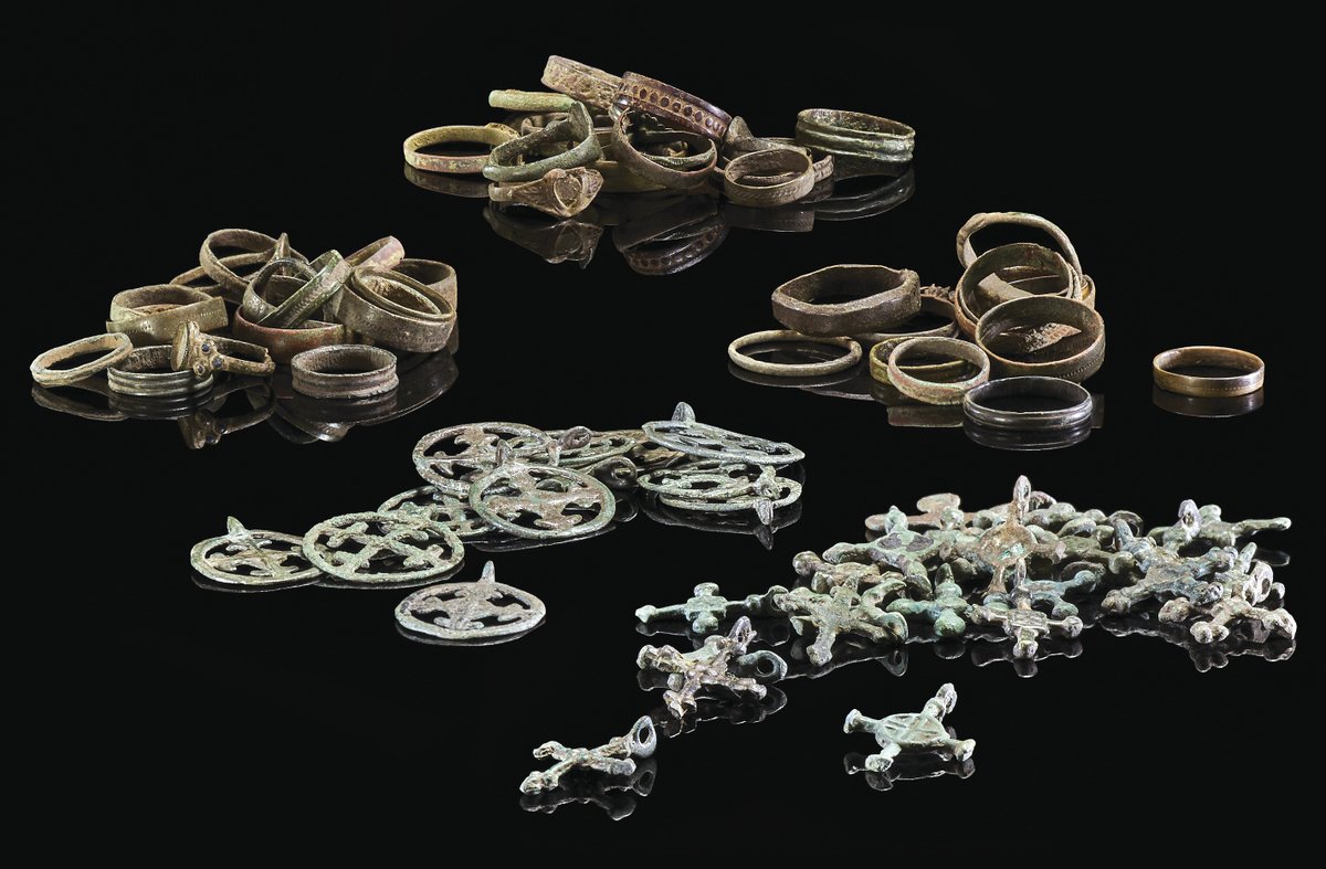 Pipped at the post: UK Border Force officials intercepted the haul of more than 80 metalwork antiquities, which had been mailed from Ukraine Courtesy of Trustees of the British Museum