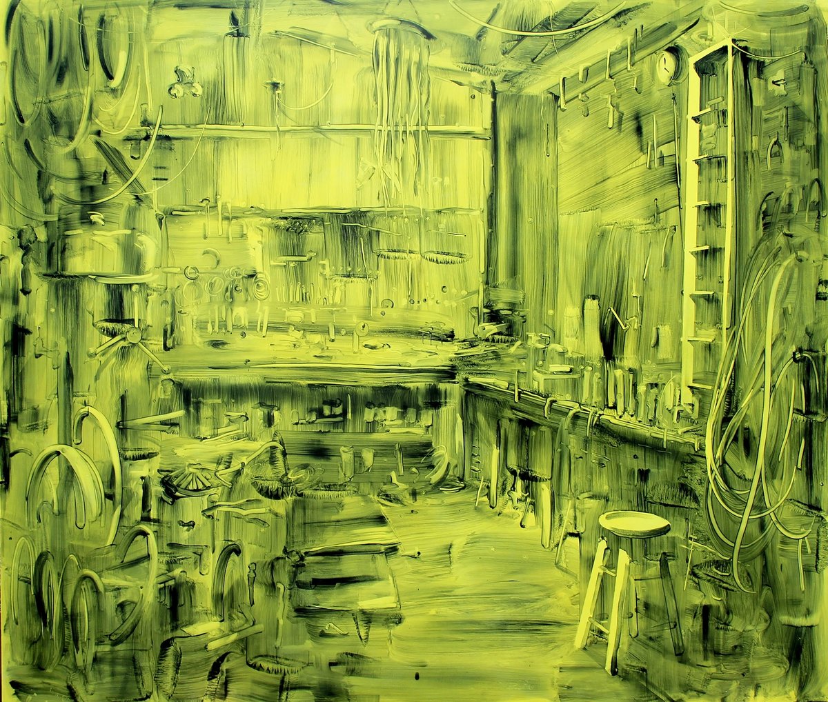 Graham Crowley's winning work, Light Industry (2022) © The artist