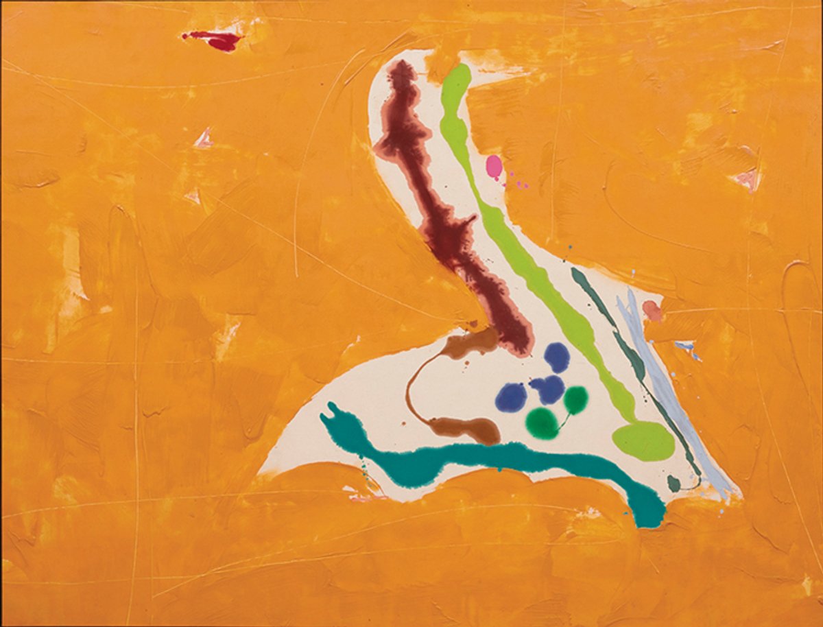 Island and Piano (1980) by Kikuo Saito, a Japanese American colour field painter © Kikuo Saito Estate. Courtesy James Fuentes Gallery, New York