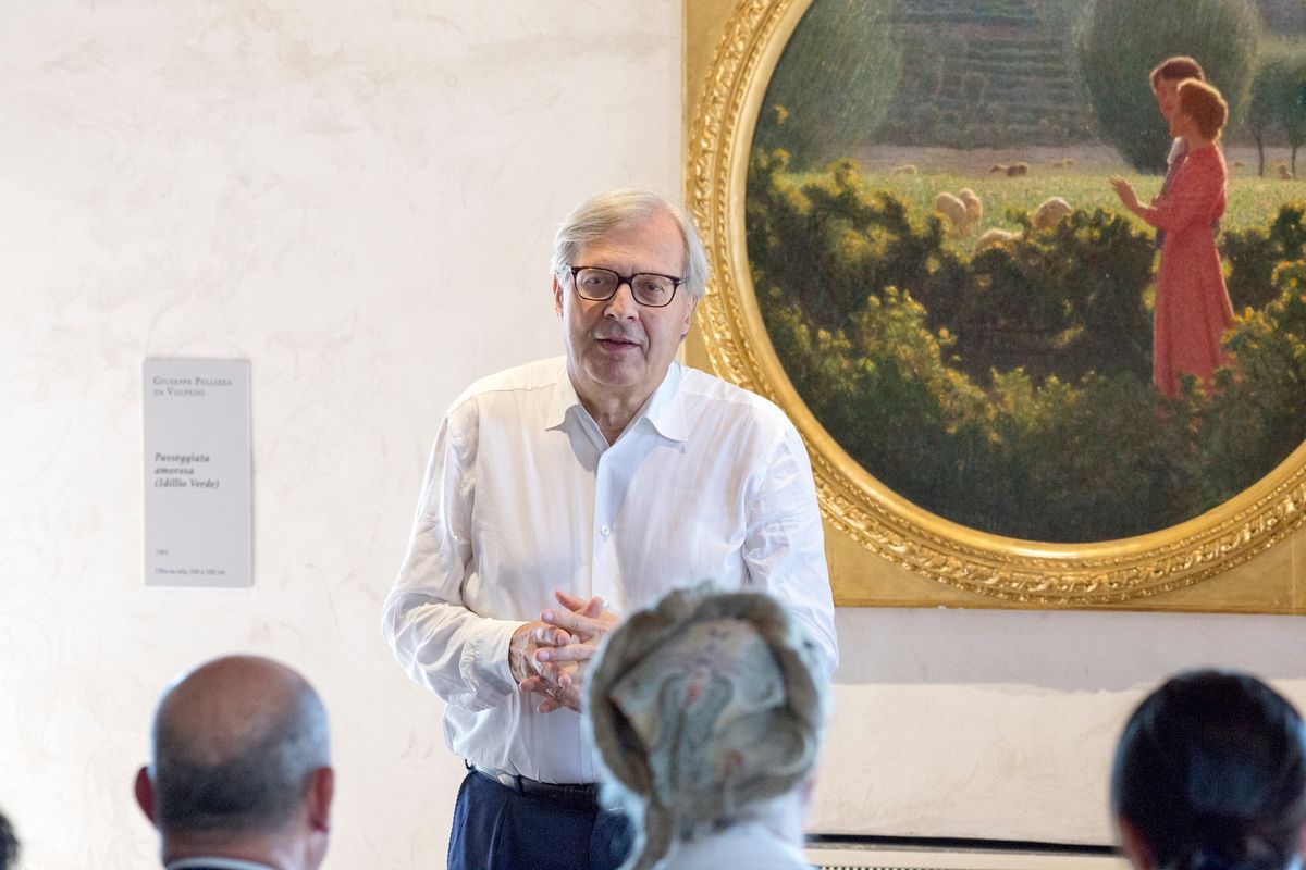 Vittorio Sgarbi, Italian junior culture minister and art critic