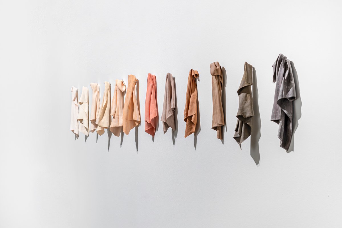 Juana Valdés, Colored Bone China Rags, 2017 Courtesy the artist and Spinello Projects, Miami