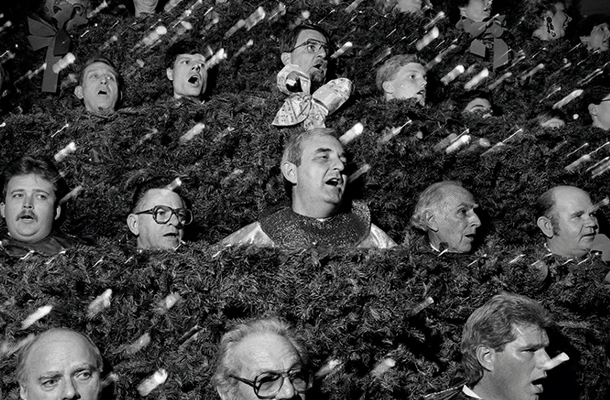 A detail of Carl De Keyzer's The Living Christmas Tree—the Calvary Baptist Temple, Savannah, Georgia, 1990 © Carl De Keyzer/