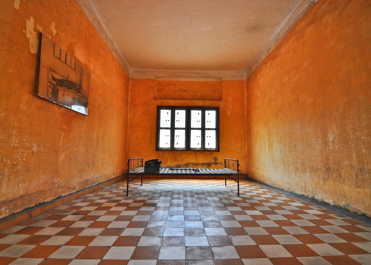 Tuol Sleng Genocide Museum was formerly the Security Prison 21 used by the Khmer Rouge communist regime in Phnom Penh, Cambodia © Flickr/nucksfan604