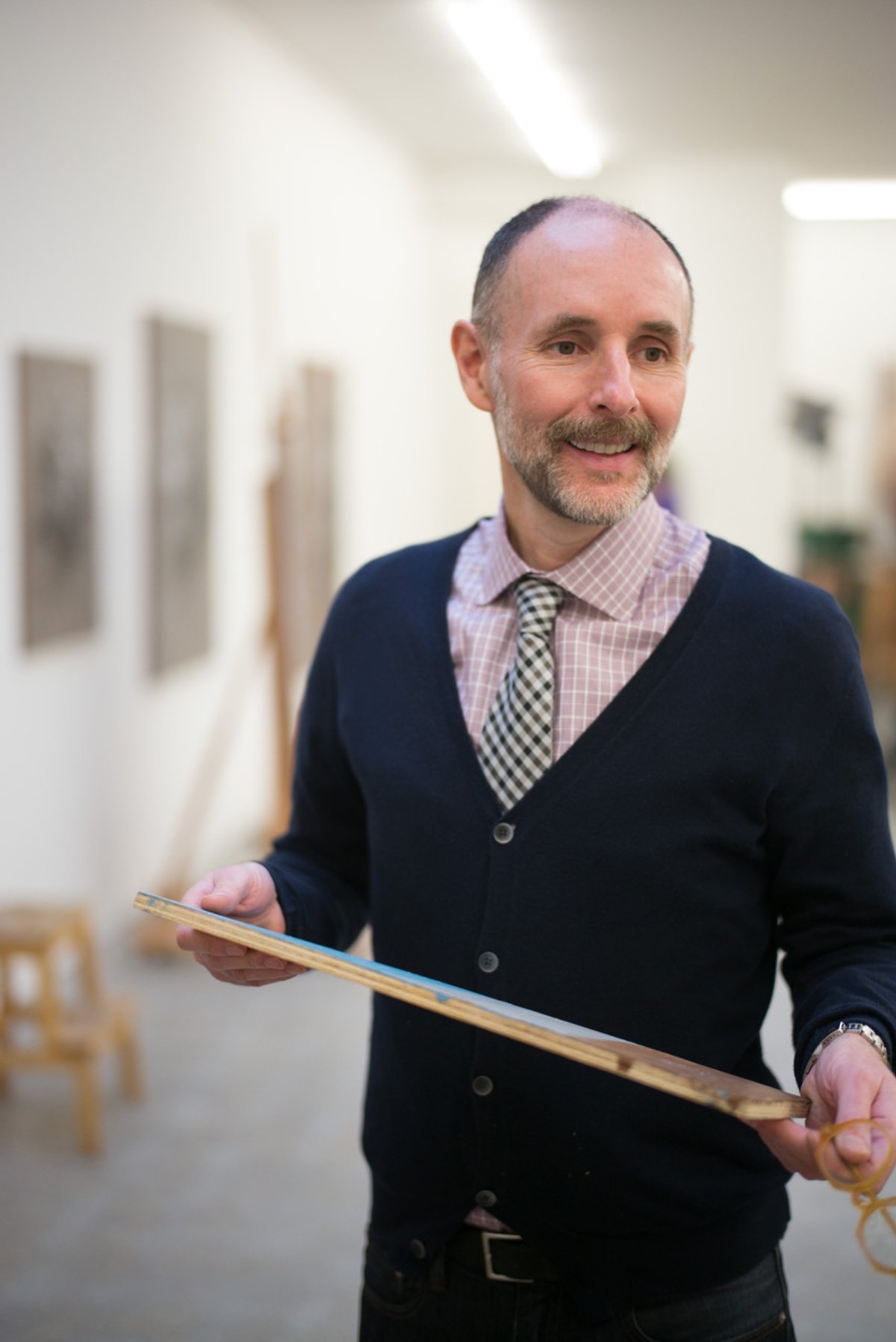 Portrait of Glenn Brown
Photo: Edgar Laguinia