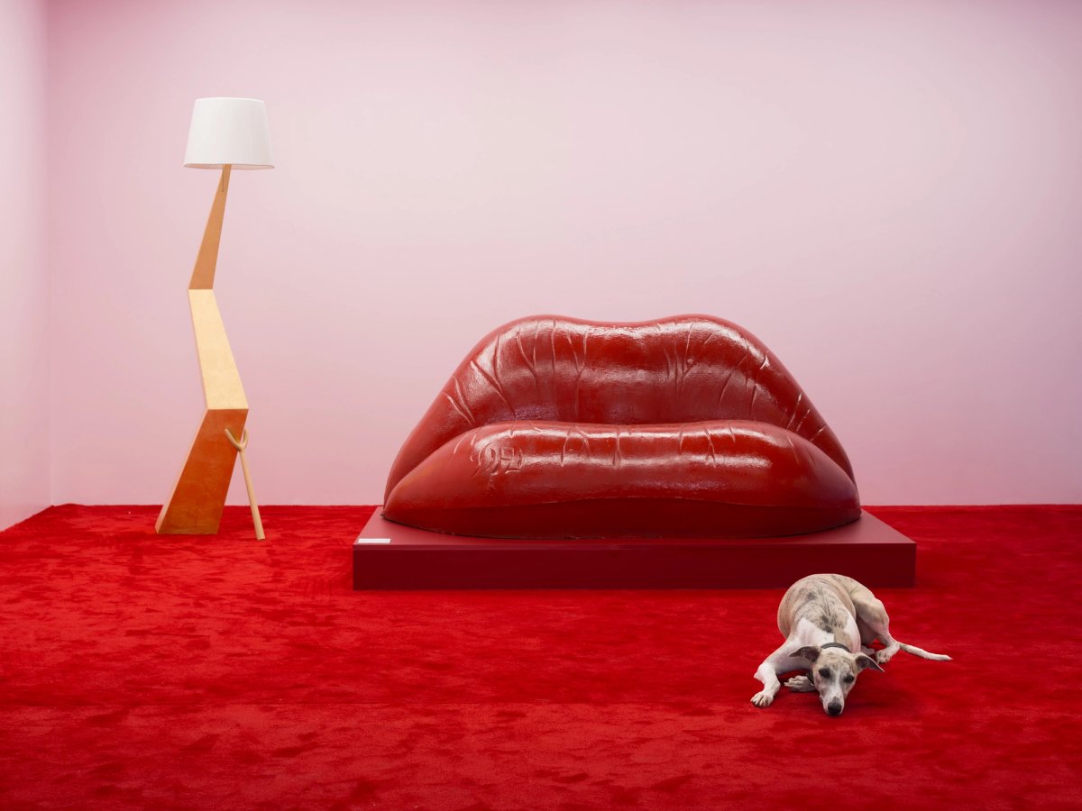 The Dalilips sofa prototype in Galerie Poggi at Paris Design Week
Courtesy of BD Barcelona Design et Galerie Poggi © Léo Barranco