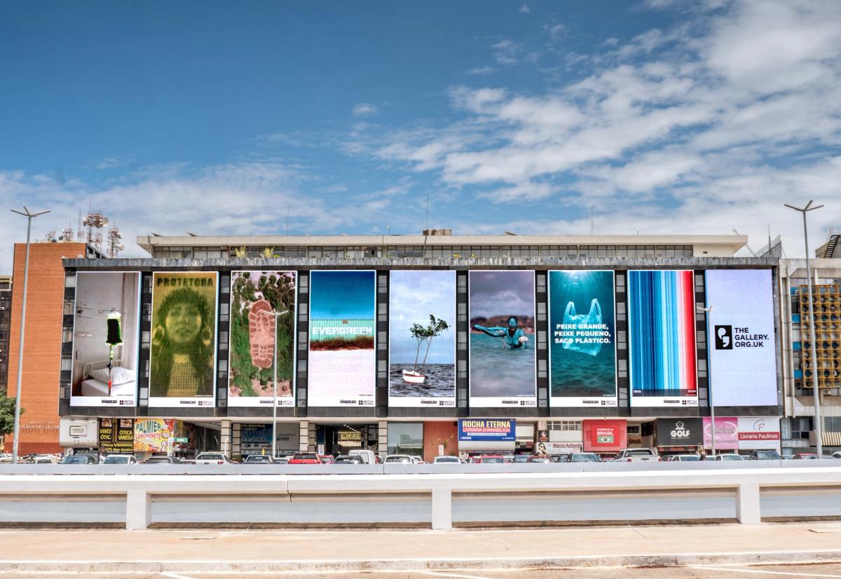 Coinciding with COP30, specially commissioned artworks appear on posters across the UK and Brazil under the collective theme of It’s Not Easy Being Green

Left to right: Wagneur, Ackroyd & Harvey, Krank, Smead, Pitta, Tupinambá, Kays, Hawkins. The Gallery, Season 5, 2025. Produced by Artichoke. Brasilia, Brazil. Photo by Rodolfo Rizzo Gaudencio
