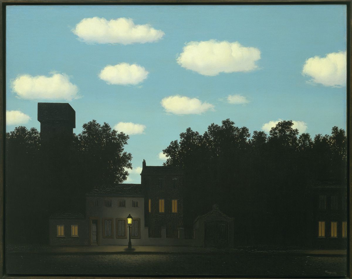 René Magritte, The Dominion of Light (1950) Photo: Charly Herscovici, Brussels / Artists Rights Society (ARS), New York