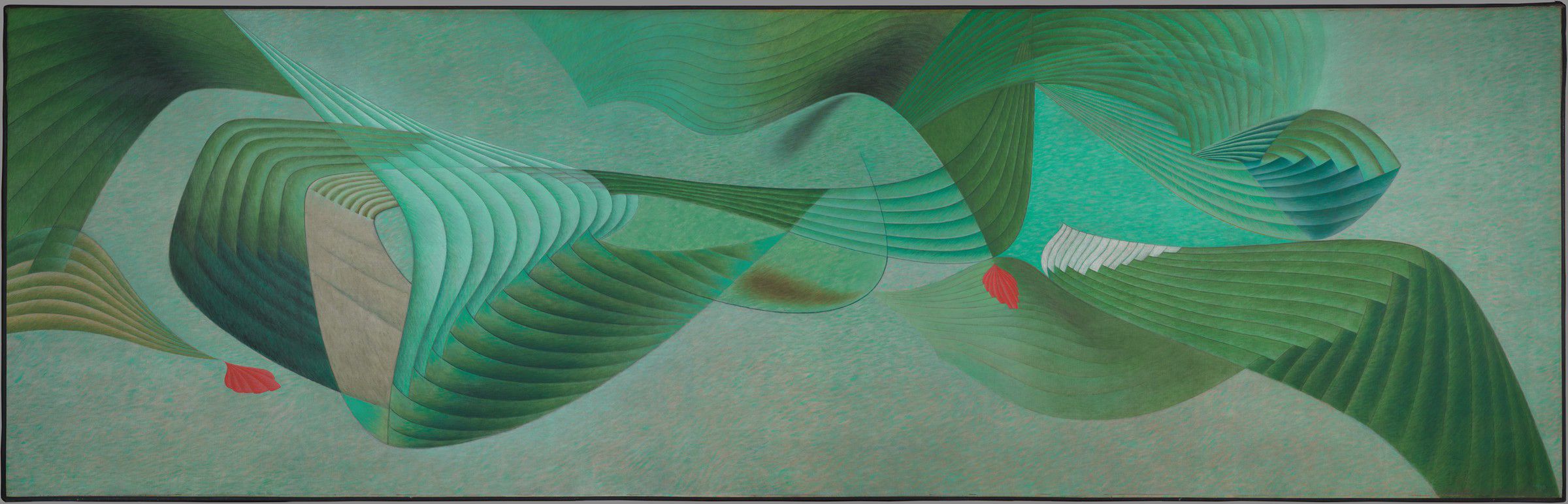 Herbert Bayer, Verdure (1950), commissioned for the Harvard Graduate Center's study hall Harvard Art Museums/Busch-Reisinger Museum,