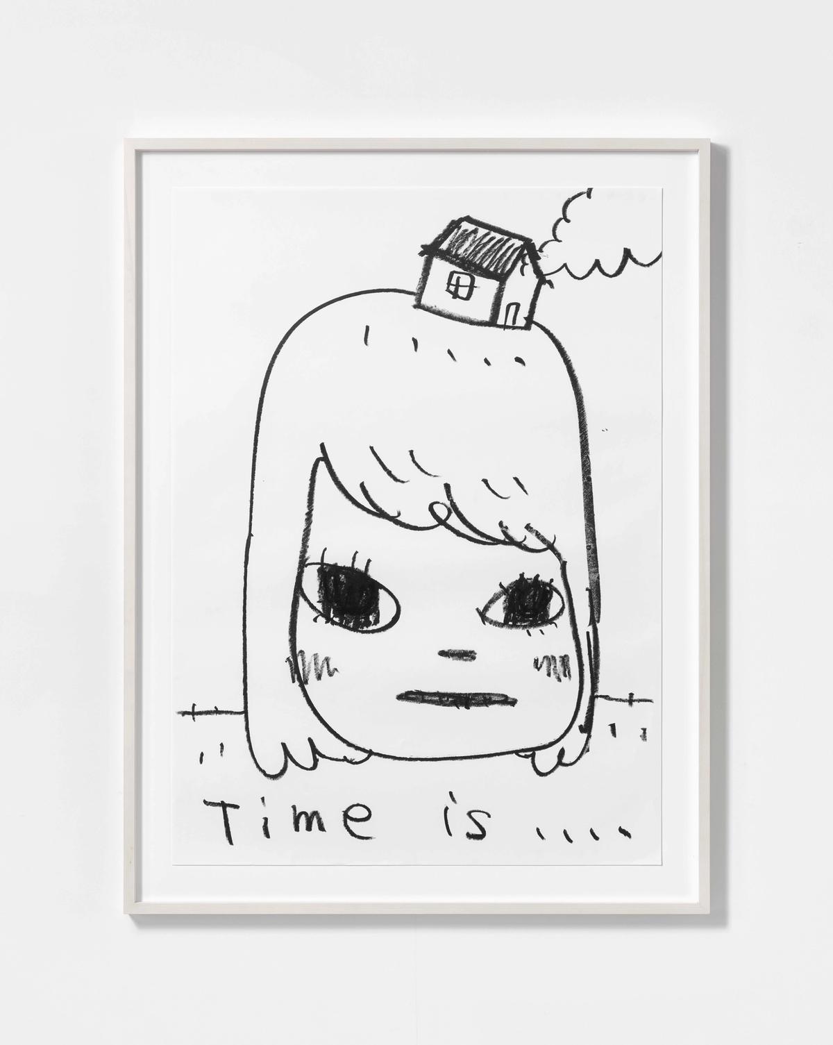 Yoshitomo Nara's Untitled (2023); Blum gave the artist his first US exhibition Photo: Hayato Wakabayashi