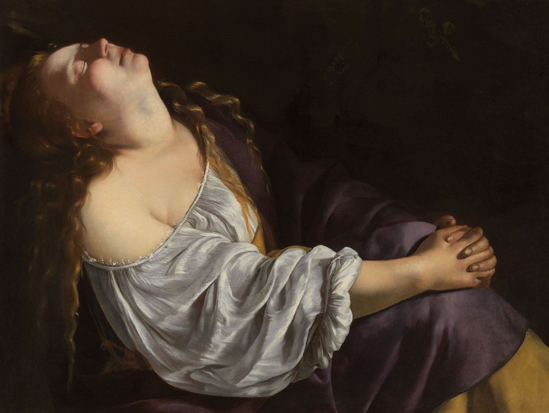 Artemisia Gentileschi's Mary Magdalene in Ecstasy (around 1620-25) © Photo: Dominique Provost Art Photography - Bruges