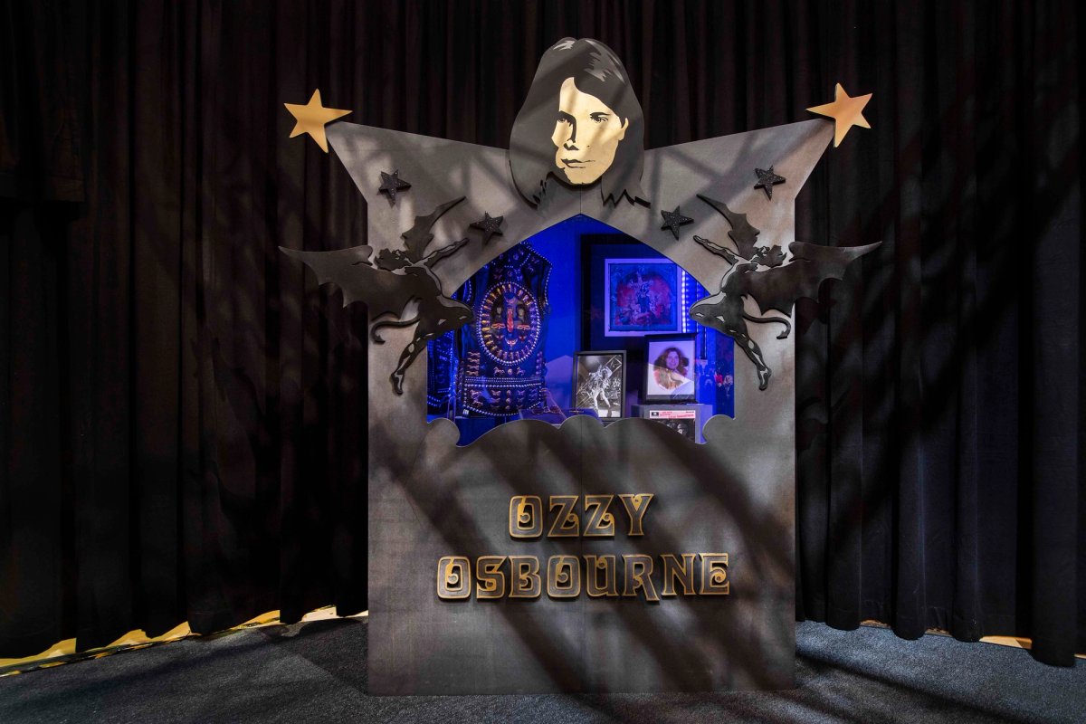 An exhibit in Home of Metal: Black Sabbath-50 Years at the Birmingham Museum & Art Gallery (26 June-29 September) (c) Katja Ogrin, courtesy Home of Metal