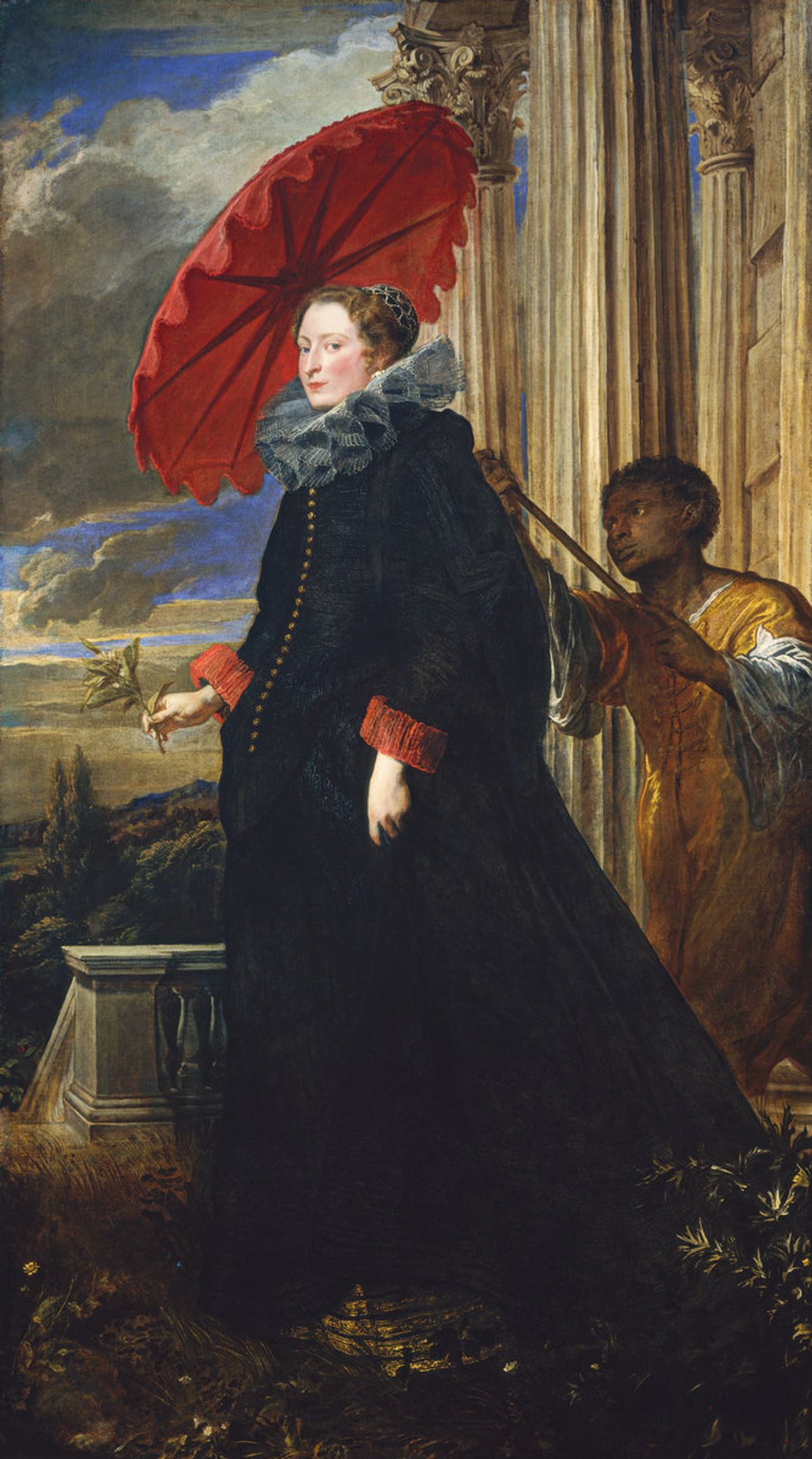 Anthony van Dyck's Marchesa Elena Grimaldi Cattaneo (1623) © Galleria Sabauda