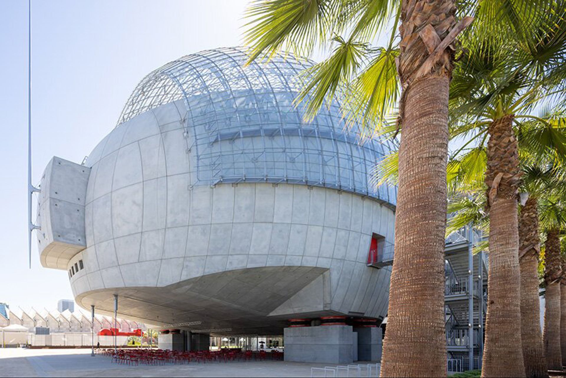 洛杉矶的电影学院博物馆向公众开放©Iwan Baan;由学院博物馆基金会提供