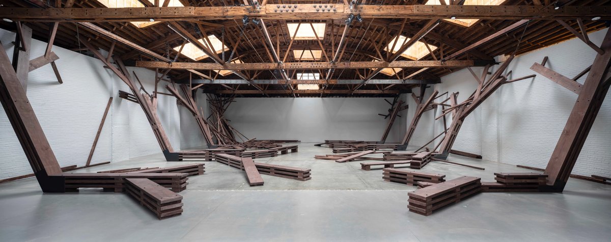 Camille Norment, Untitled (2022). Installation view, Dia Chelsea, New York. Bill Jacobson Studio, New York. Courtesy Dia Art Foundation.