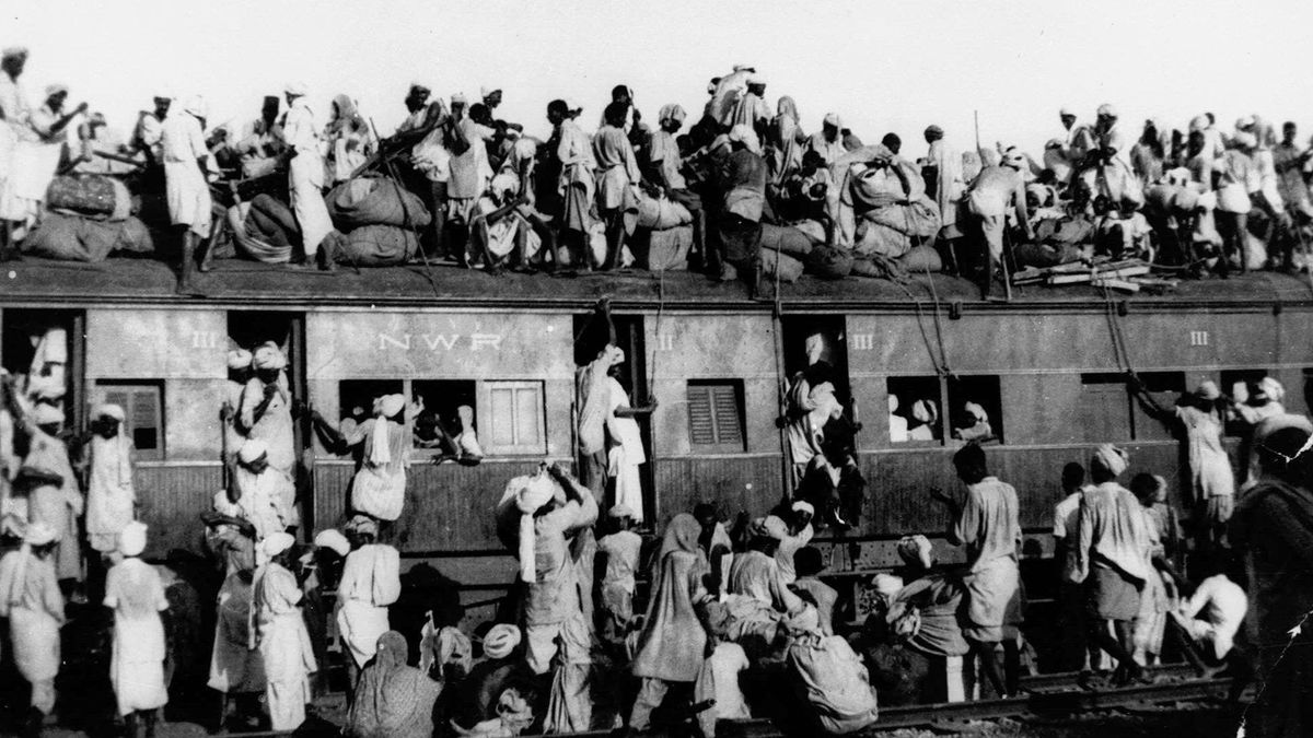 The partition of India displaced 15 million people AP