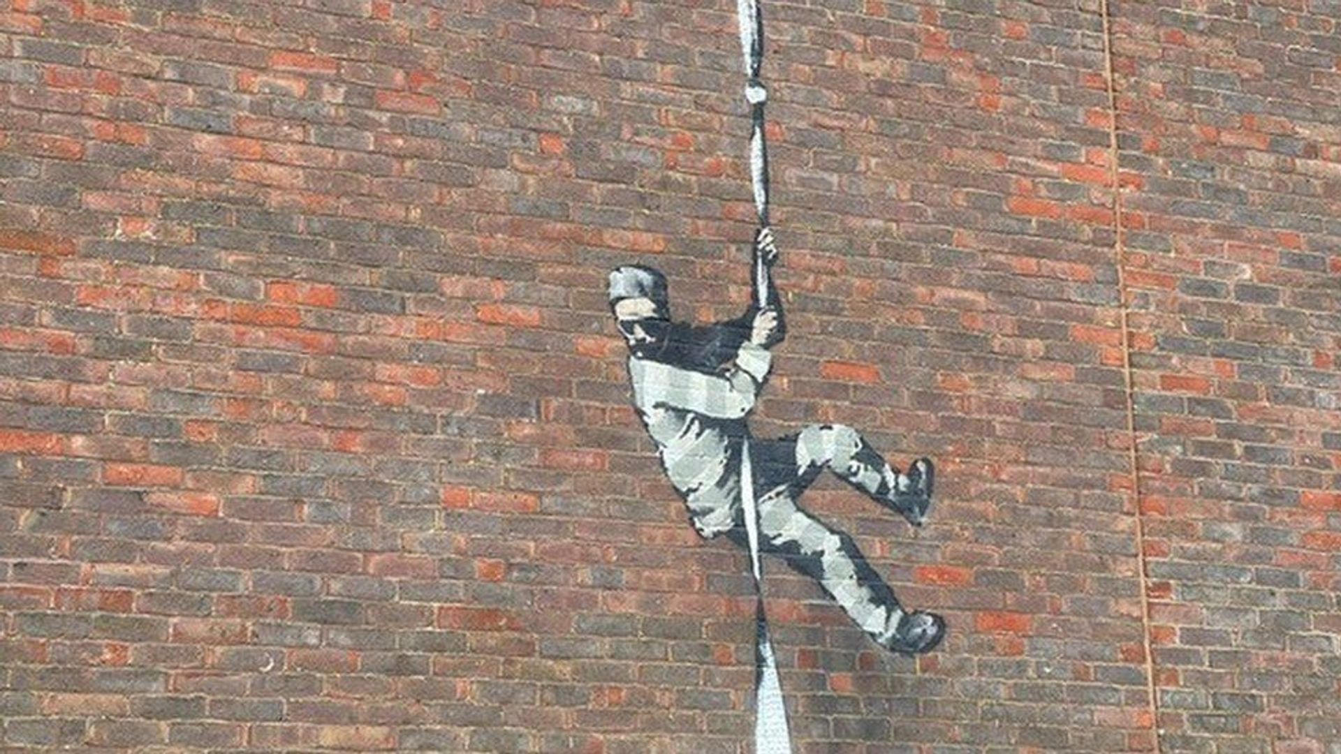 Jailbreak Stencil By Banksy Will Sell For £10m To Turn Reading Prison Into Art Centre Jailbreak Stencil By Banksy Will Sell For £10m To Turn Reading Prison Into Art Centre