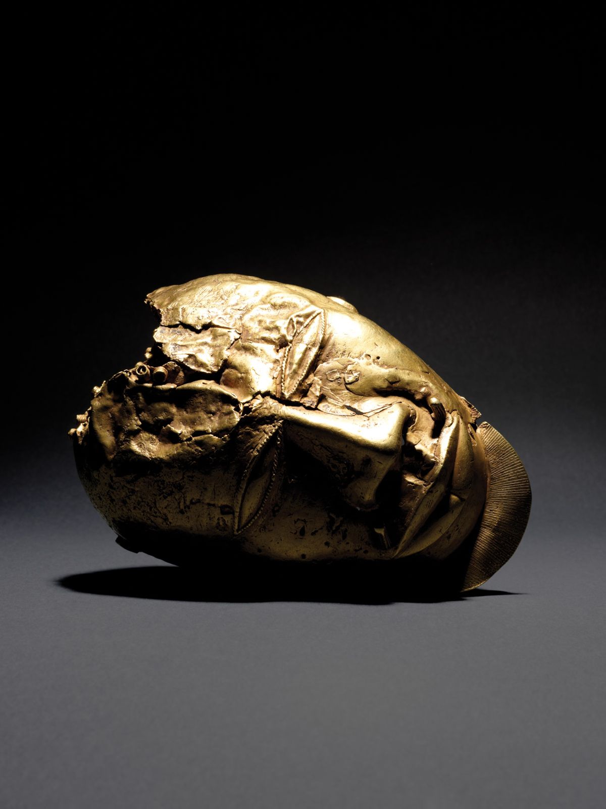 This is the largest surviving gold  work of art from  Sub-Saharan Africa The Wallace Collection, London