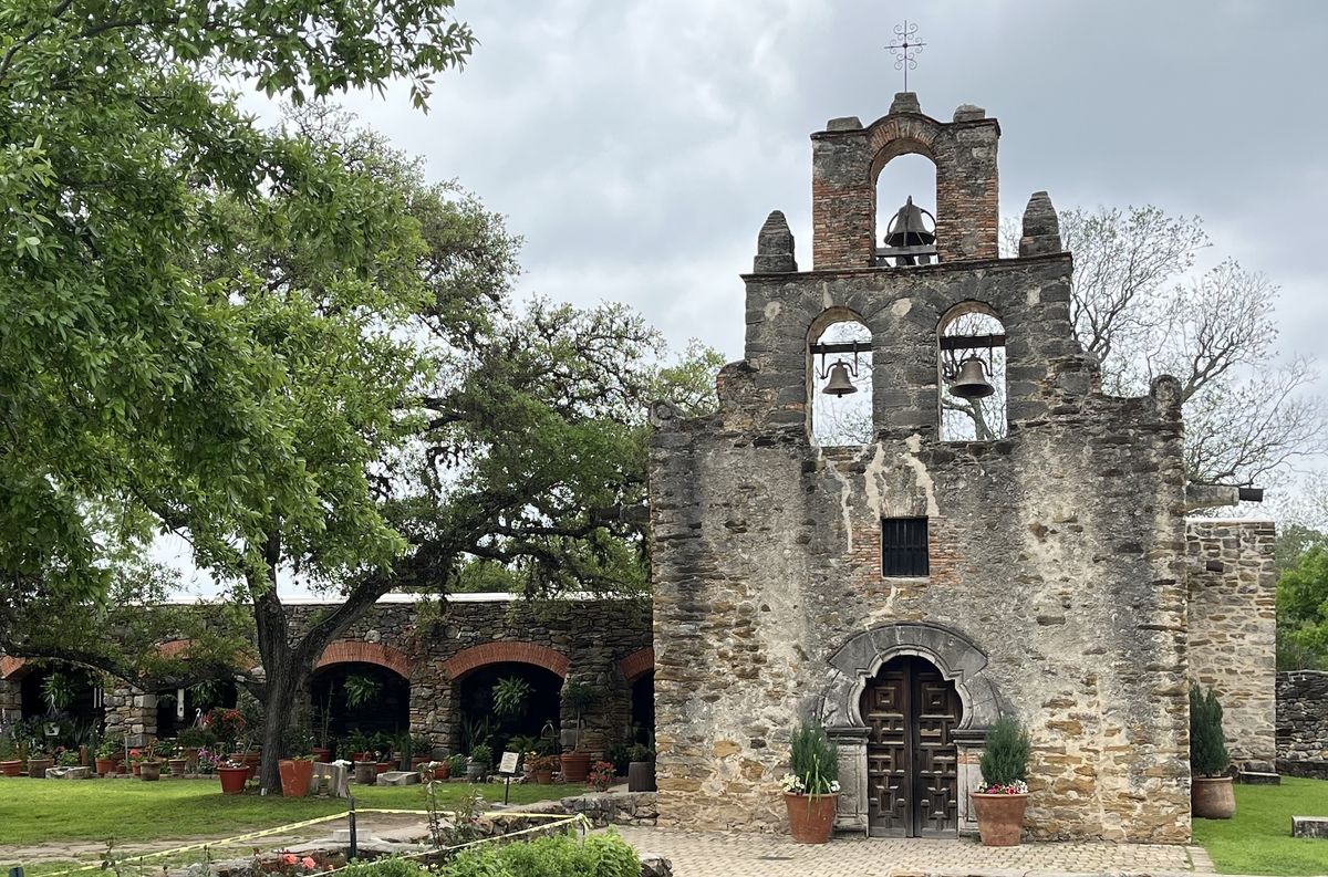 Mission Espada, one of the five San Antonio missions that make up the Unesco World Heritage site Photo by Michaelluckey, via Wikimedia Commons