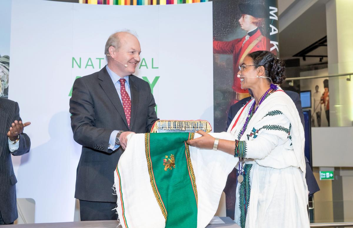 The ceremony at the National Army Museum in London Courtesy of the National Army Museum